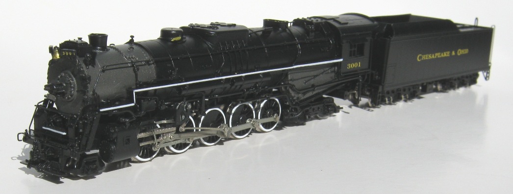 N Scale - Key - C&amp;O Texas - Steam, 2-10-4 Texas - Chesapeake & Ohio - 3001