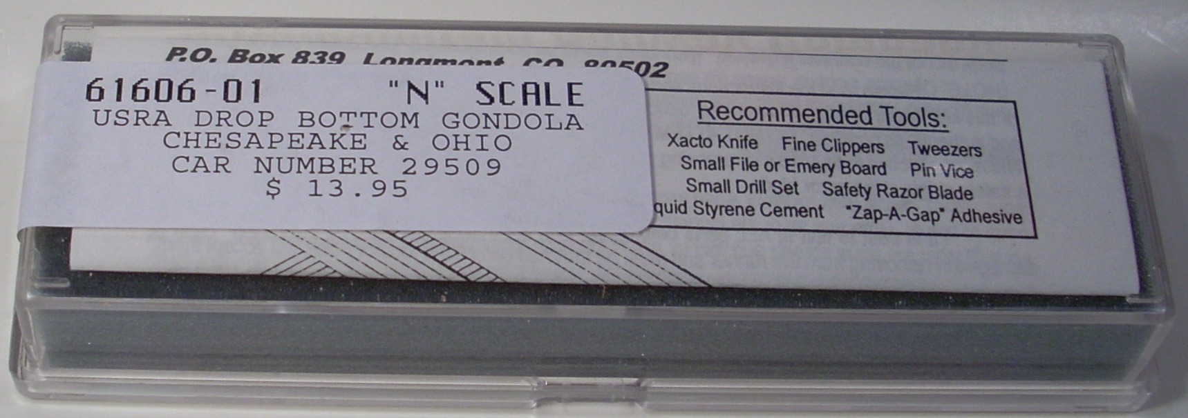N Scale - InterMountain - 61606-01 - Gondola, Composite, Straight Side - Chesapeake & Ohio - 29509
