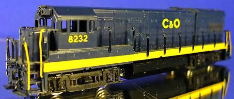 N Scale - Hallmark Models - NS0266 - Locomotive, Diesel, GE U23B - Chesapeake & Ohio
