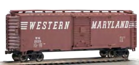 N Scale - Bachmann - 70087 - Boxcar, 40 Foot, PS-1 - Western Maryland - 25215