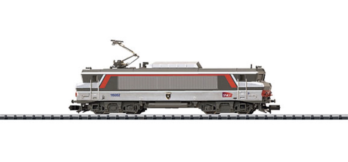 N Scale - Minitrix - 12186 - Locomotive, Electric, Class BB 115000 - SNCF - 115052