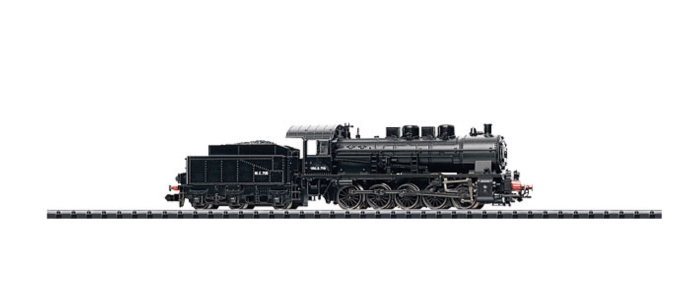 N Scale - Minitrix - 12751 - Locomotive, Steam, 0-10-0 Class 050 - SNCF - 050.B.705