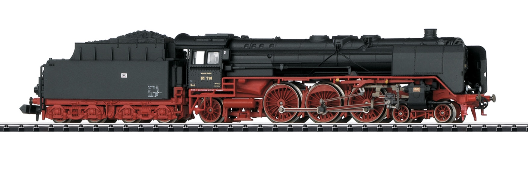 N Scale - Minitrix - 16011 - Locomotive, Steam, 4-6-2 BR 01 - Deutsche Bahn - 01 118