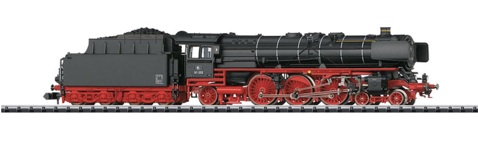 N Scale - Minitrix - 16014 - Locomotive, Steam, 4-6-2 BR 01 - Deutsche Reichsbahn - 01 202