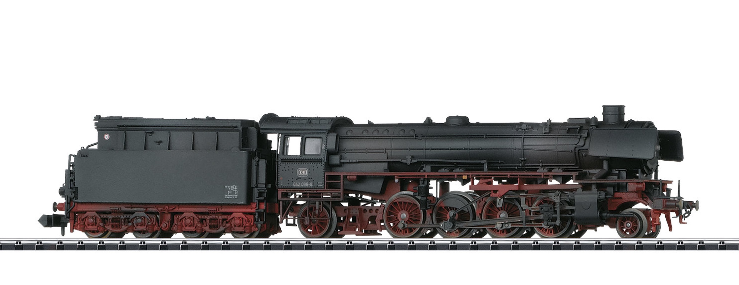 N Scale - Minitrix - 16412 - Locomotive, Steam, 2-10-2 Class 42 - Deutsche Bundesbahn - 042 096-8