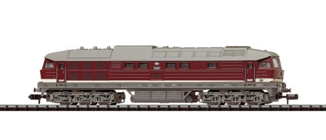 N Scale - Minitrix - 12540 - Locomotive, Diesel, Class 132, Epoch IV - Deutsche Reichsbahn - 132 035-7