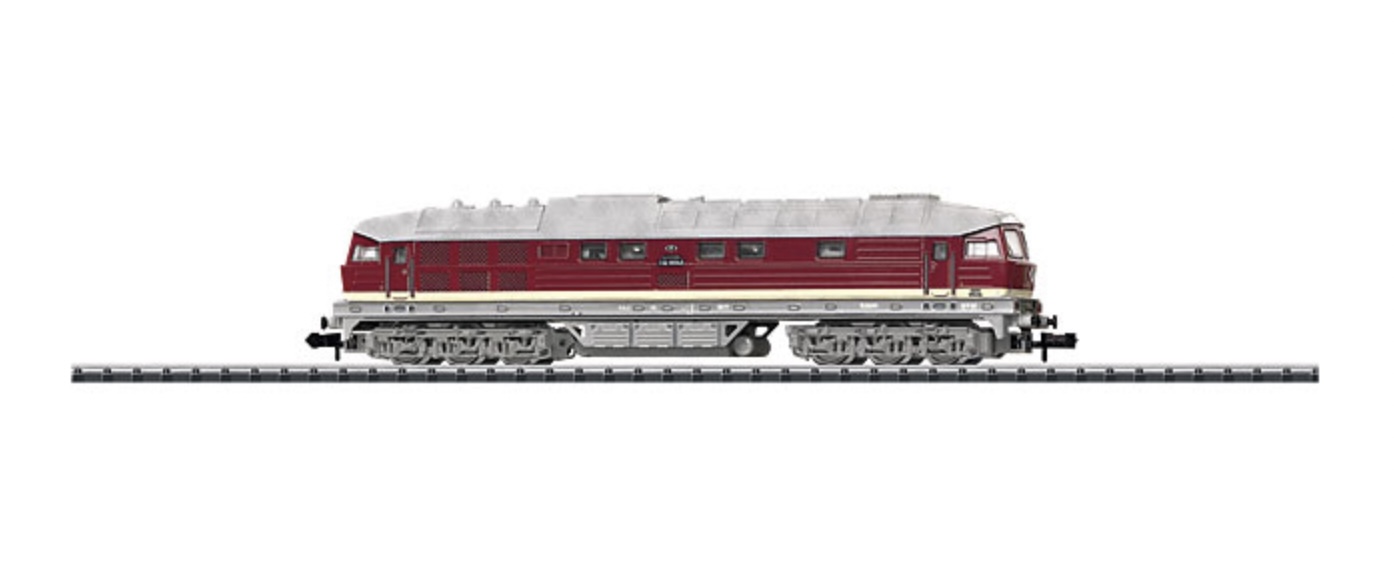 N Scale - Minitrix - 12589 - Locomotive, Diesel, Class 132, Epoch IV - Deutsche Reichsbahn (East Germany) - 132 603-2