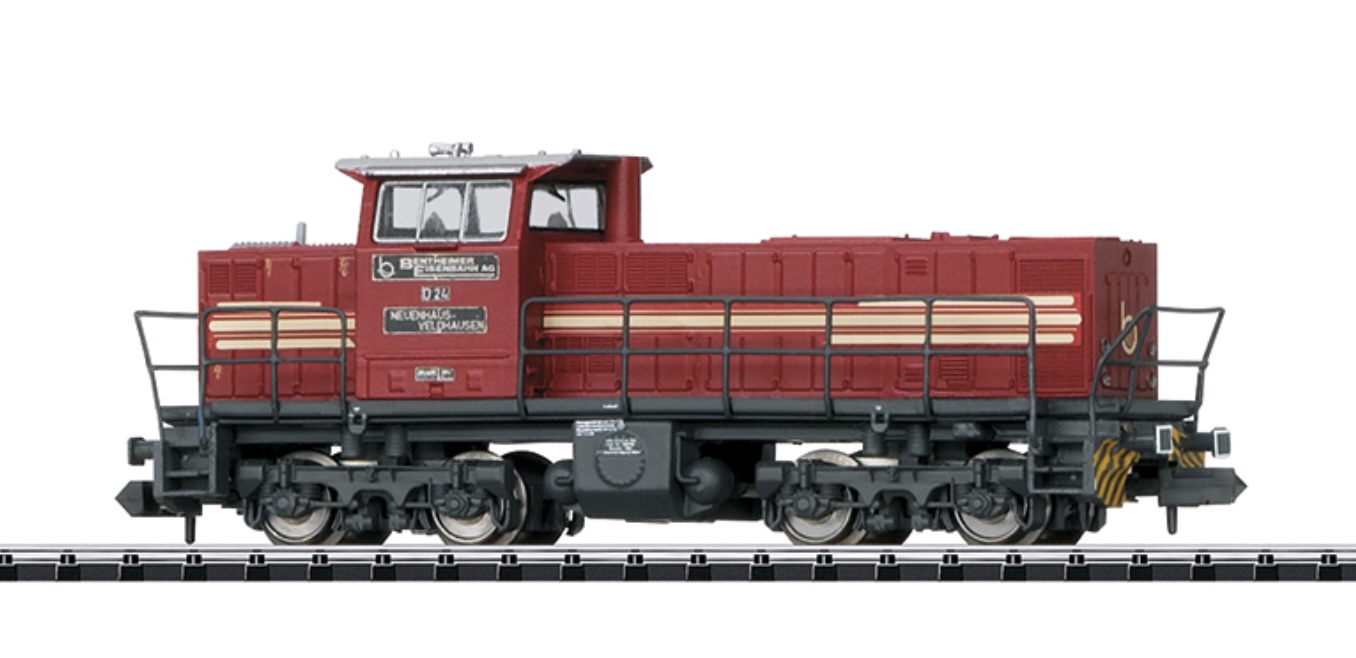 N Scale - Minitrix - 16061 - Locomotive, Diesel, MaK DE 1002, Epoch V - Painted/Lettered - D24