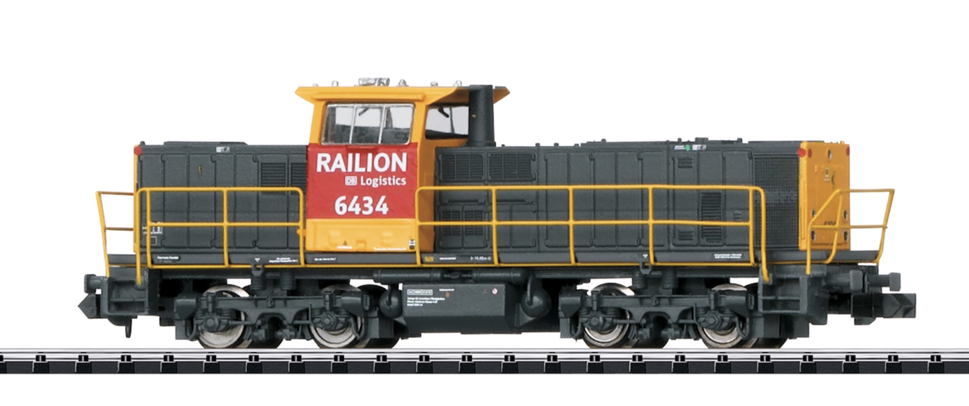 N Scale - Minitrix - 16062 - Locomotive, Diesel, MaK 6400, Epoch VI - Railion - 6434