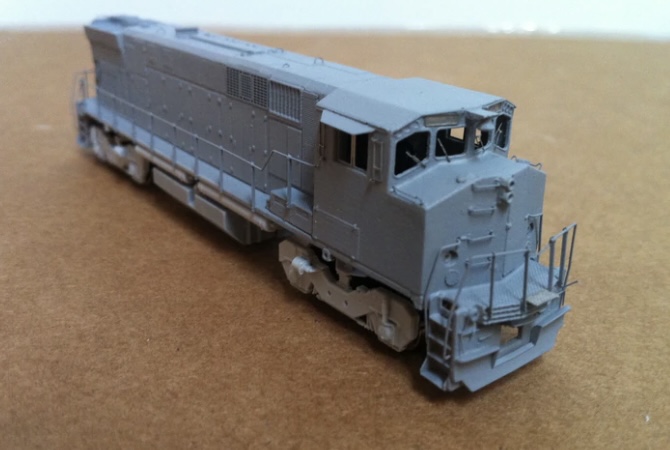 N Scale - Briggs Models - N053 - Locomotive, Diesel, M420 - Undecorated
