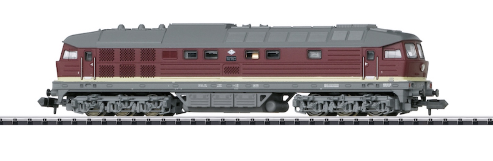 N Scale - Minitrix - 16234 - Locomotive, Diesel, Class 132, Epoch IV - Deutsche Reichsbahn - 132 372-4