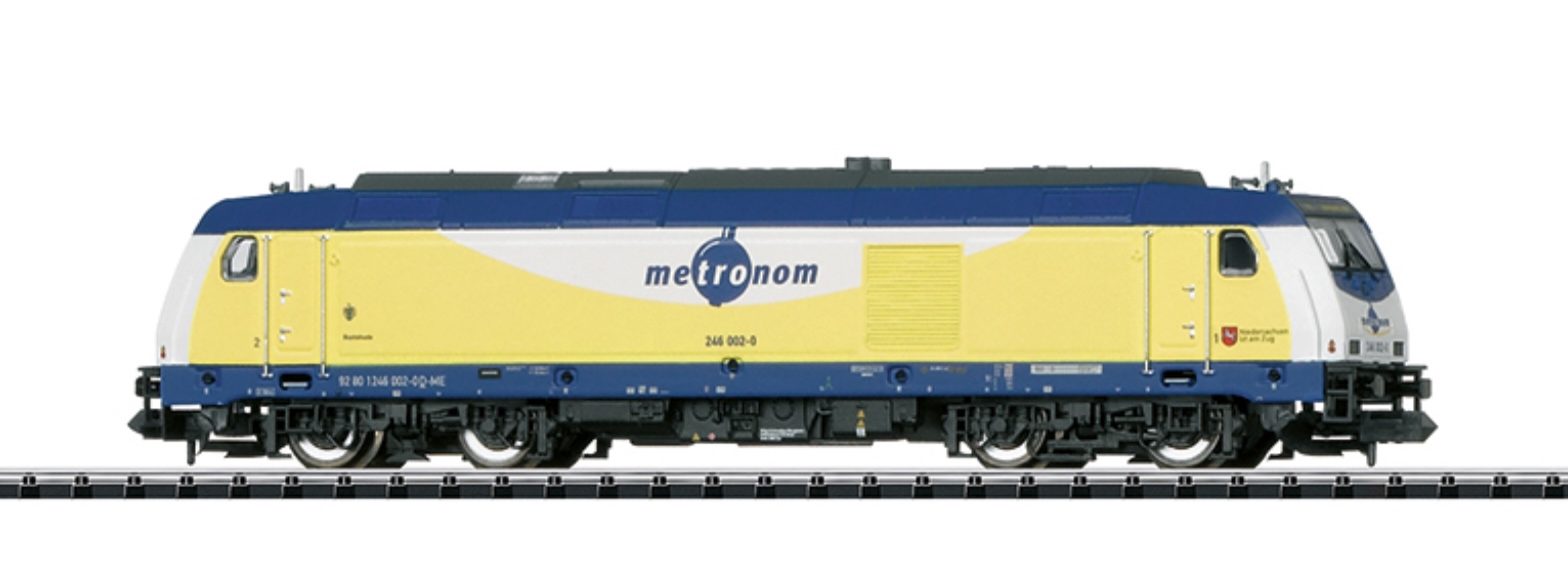 N Scale - Minitrix - 16642 - Locomotive, Diesel, Class 246, Epoch VI - Painted/Lettered - 246 002-0