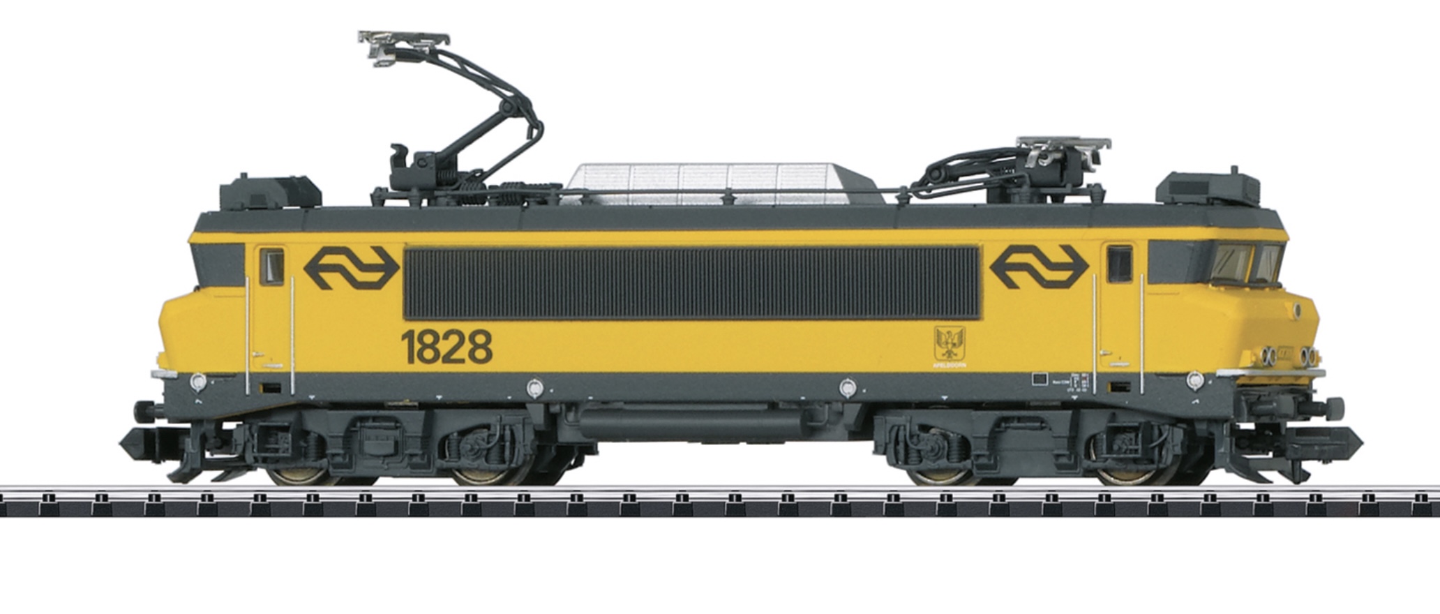 N Scale - Minitrix - 16003 - Locomotive, Electric, Class 1800, Epoch VI - NS - Nederlandse Spoorwegen - 1828