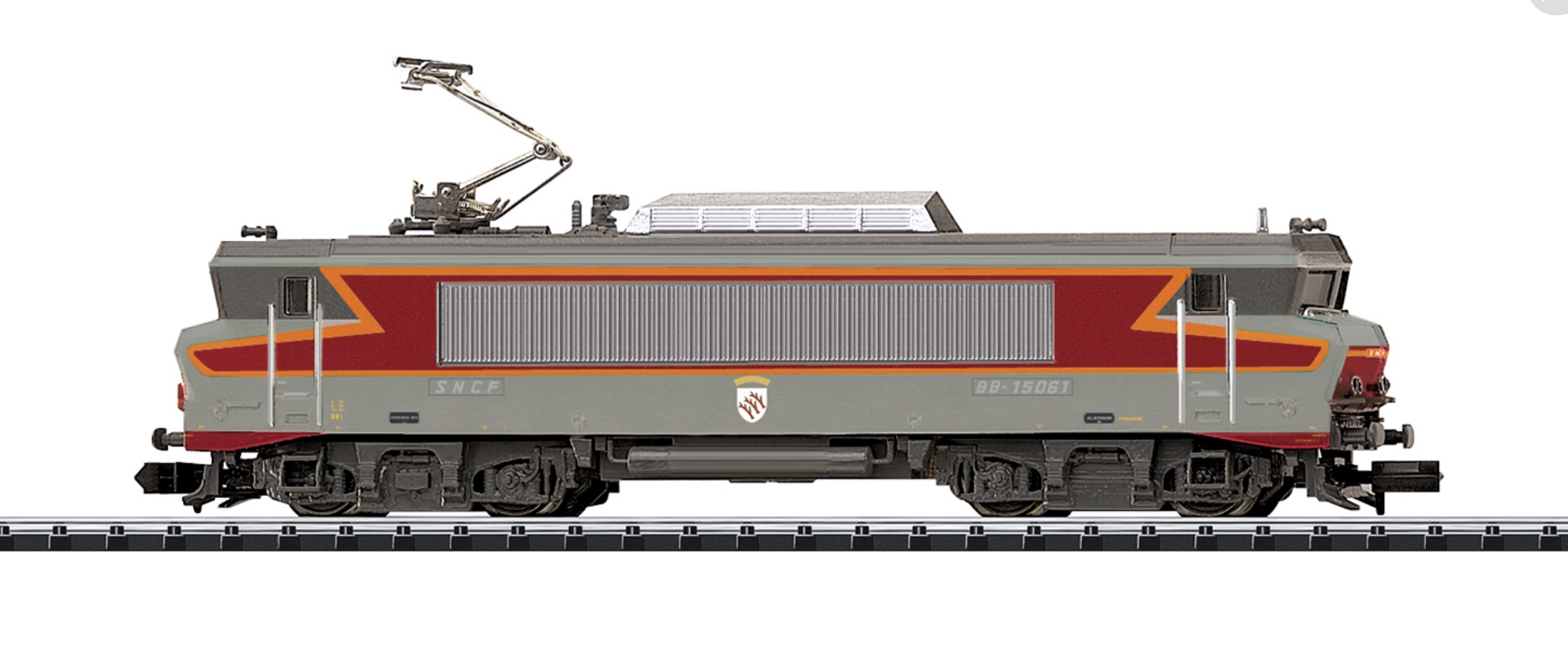 N Scale - Minitrix - 16006 - Locomotive, Electric, Class BB 15000, Epoch IV - SNCF - BB-15061