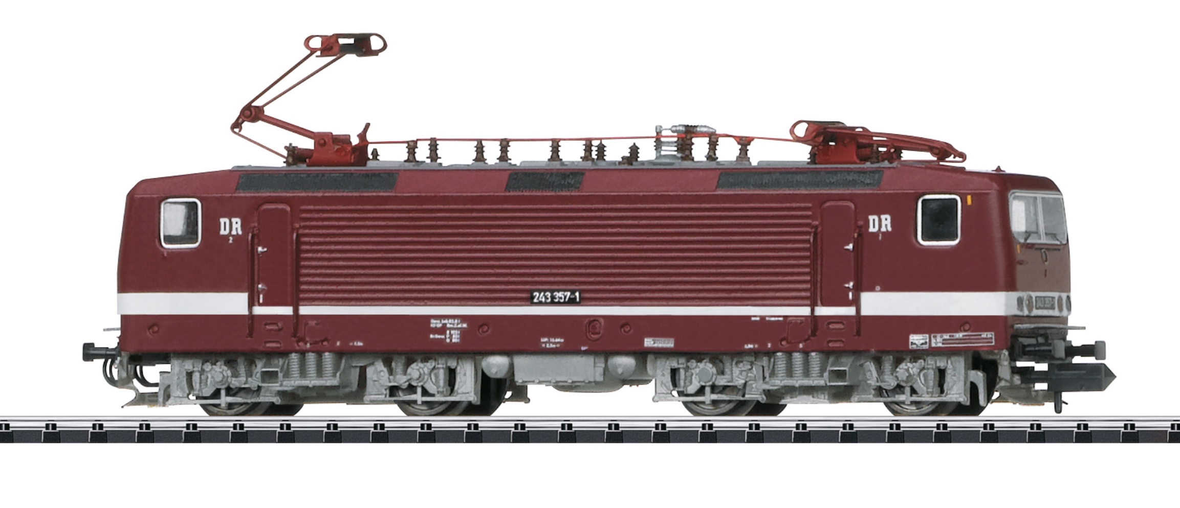 N Scale - Minitrix - 16433 - Locomotive, Electric, Class 243, Epoch IV - Deutsche Reichsbahn - 243 357-1