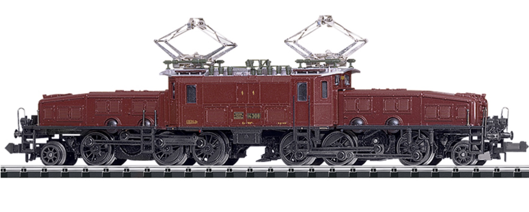 N Scale - Minitrix - 16682 - Locomotive, Electric, Crocodile - SBB CFF FFS - 14308