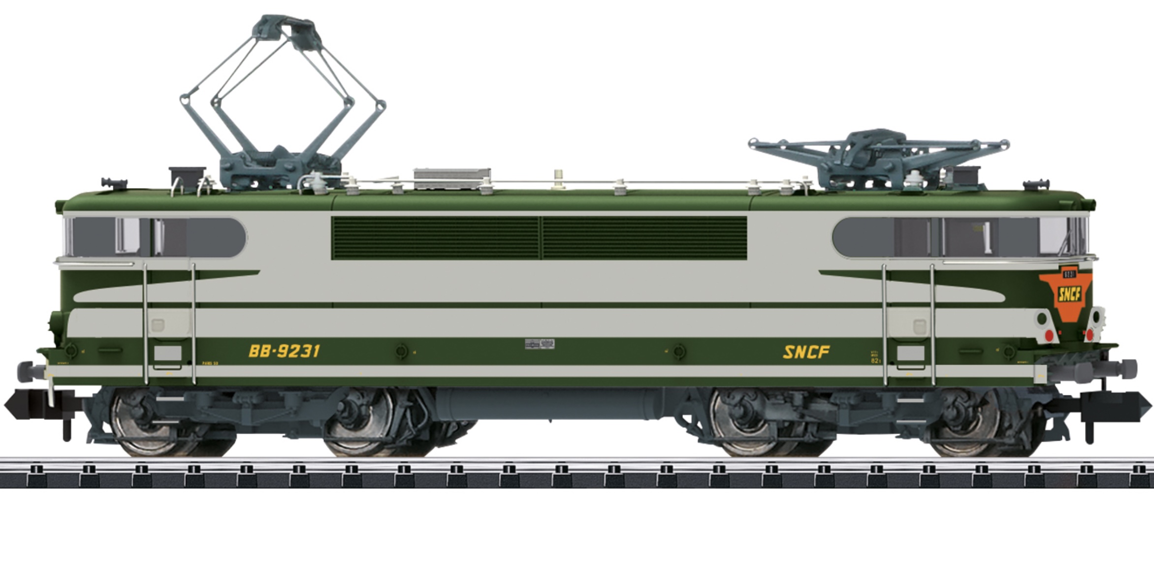N Scale - Minitrix - 16693 - Locomotive, Electric, Class BB9200, Epoch IV - SNCF - BB 9231