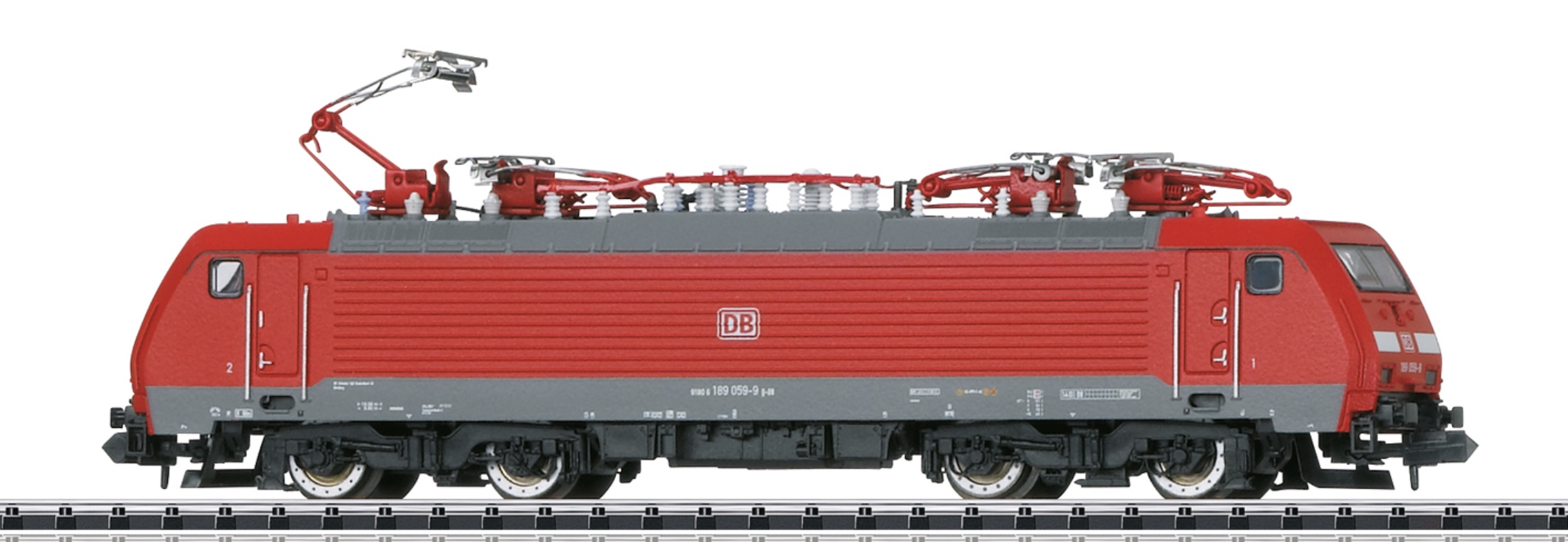 N Scale - Minitrix - 16893 - Locomotive, Electric, Class 189, Epoch VI - Deutsche Bundesbahn - 189 059-9