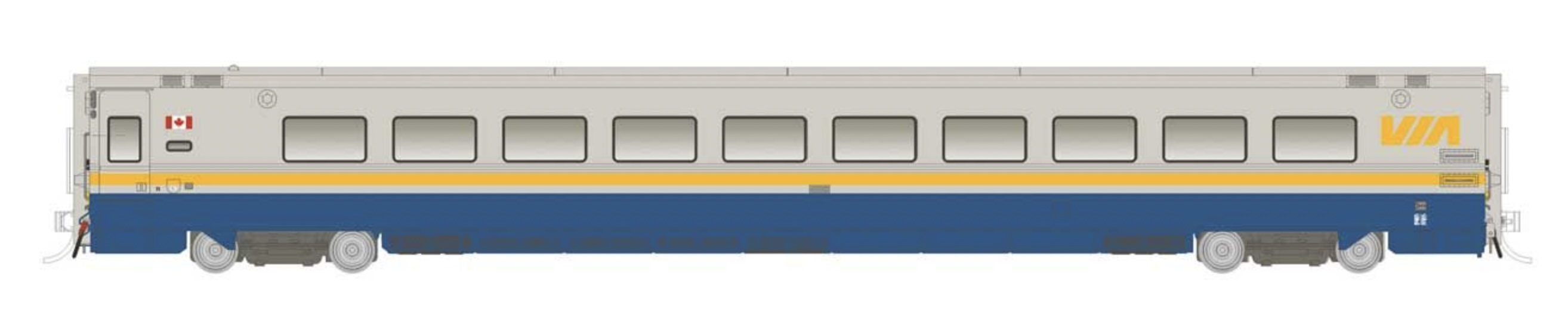 N Scale Rapido Trains 508008 Passenger Car, LRC, Lightweigh...