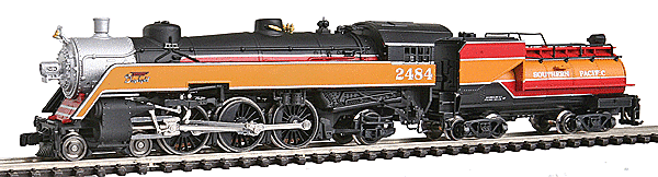 N Scale - Model Power - 87429 - Locomotive, Steam, 4-6-2, Pacific - Southern Pacific - 2484