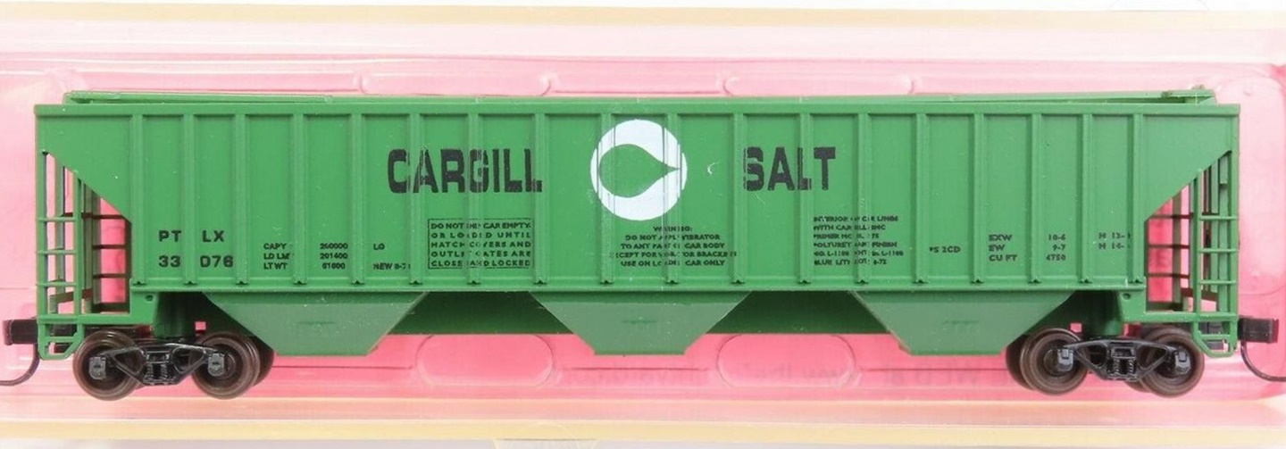 N Scale - The Freight Yard - 2127C - Covered Hopper, 3-Bay, PS-2-CD 4750 - Cargill - 33076