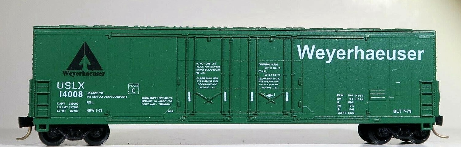 N Scale - The Freight Yard - 9925C - Boxcar, 53 Foot, Evans Doubl...