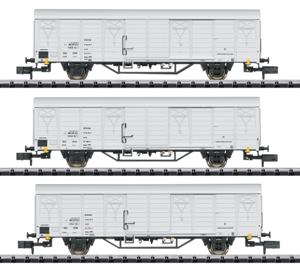 N Scale - Minitrix - 15316 - Reefer, Ibblps, Insulated, Epoch IV - Deutsche Reichsbahn - 3-Pack