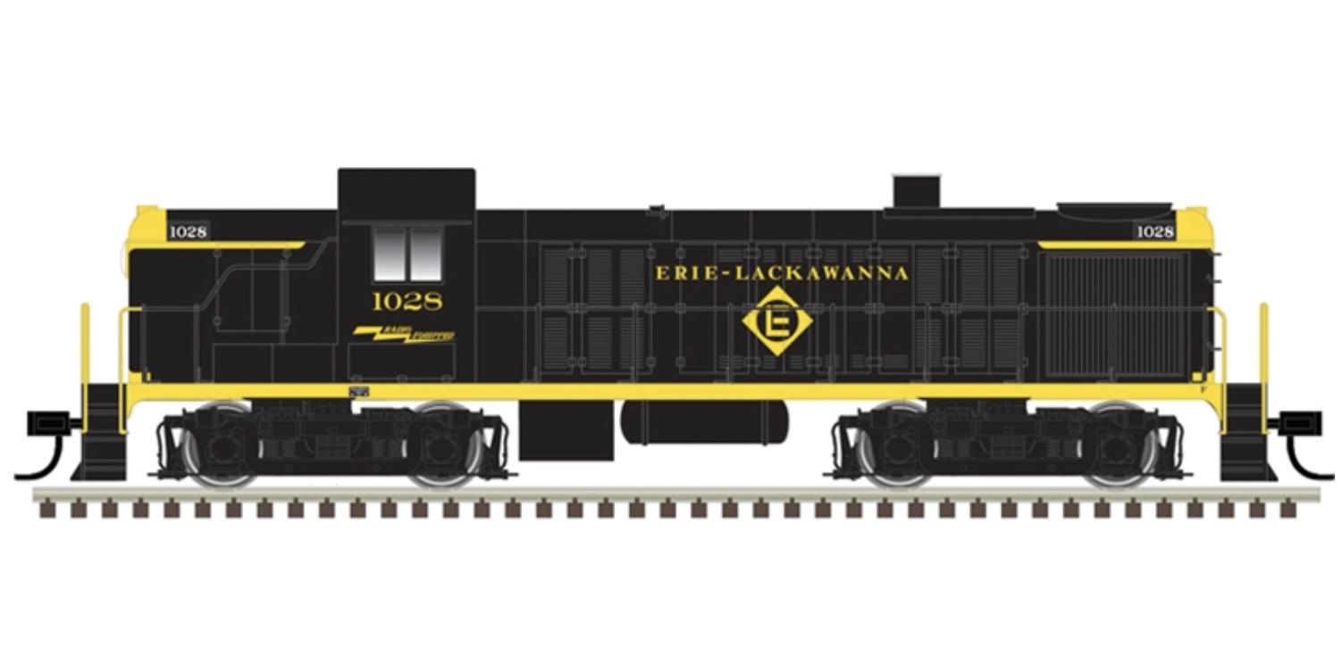 N Scale - Atlas - 40 005 503 - Locomotive, Diesel, Alco RS-3 - Erie Lackawanna - 1013
