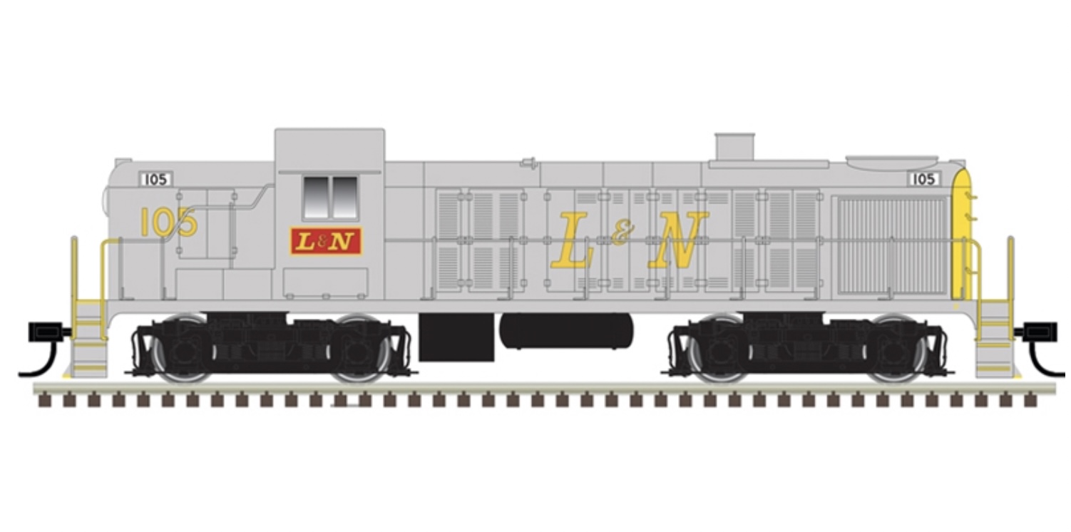 N Scale - Atlas - 40 005 509 - Locomotive, Diesel, Alco RS-3 - Louisville & Nashville - 105