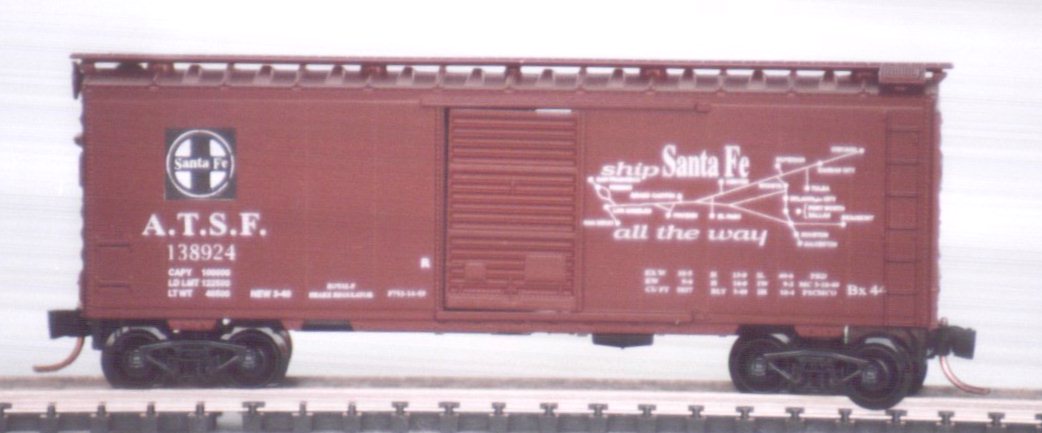 N Scale - The Freight Yard - 2031B - Boxcar, 40 Foot, PS-1 - Santa Fe - 138924