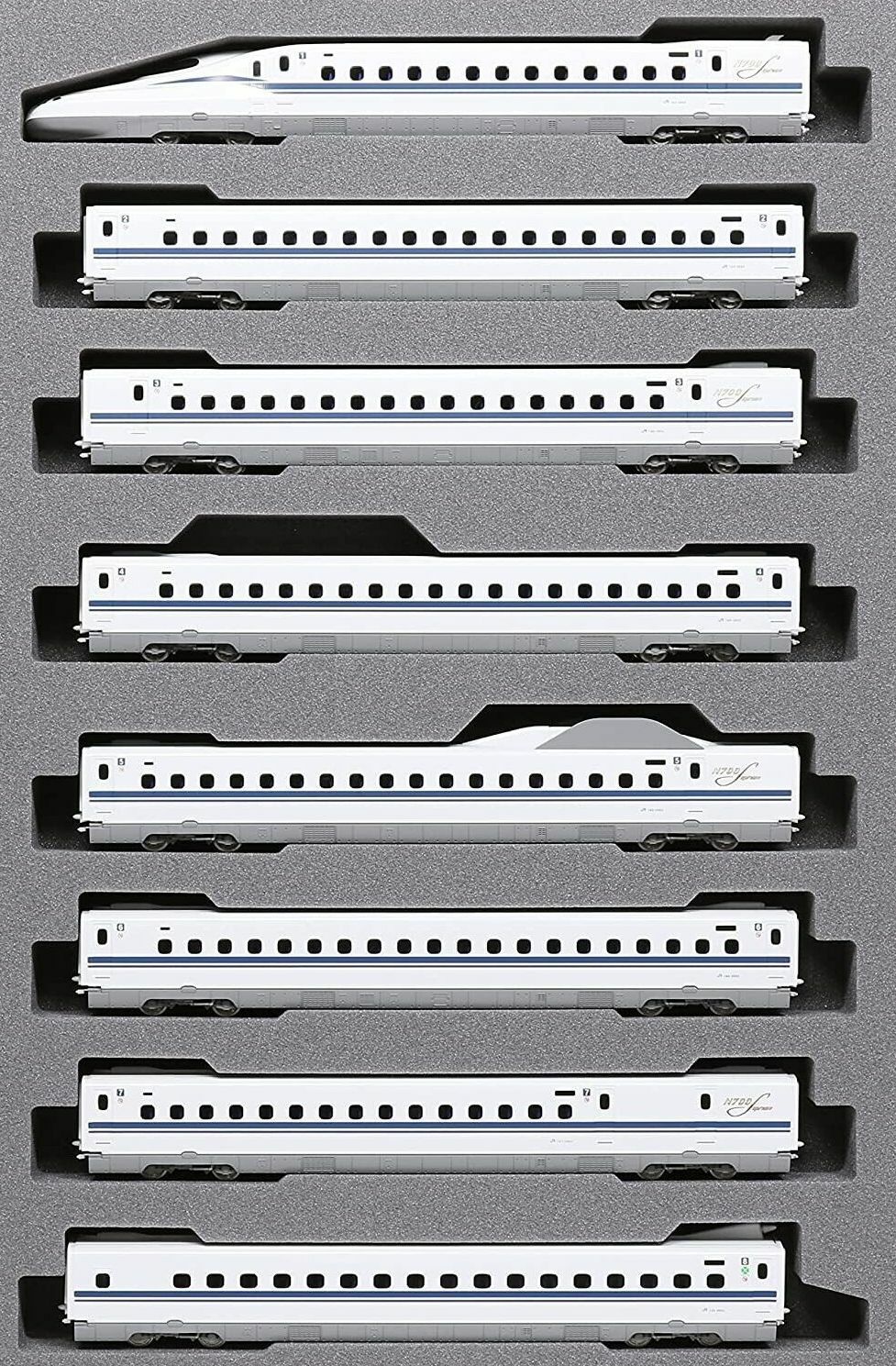 N Scale - Kato - 10-1742 - Passenger Train, Electric, Shinkansen, Series N700S-3000 - Japan Railways West - 16-Piece Set