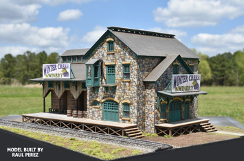 N Scale - Showcase Miniatures - 1104 - Commercial Structures - Winter Creek Winery