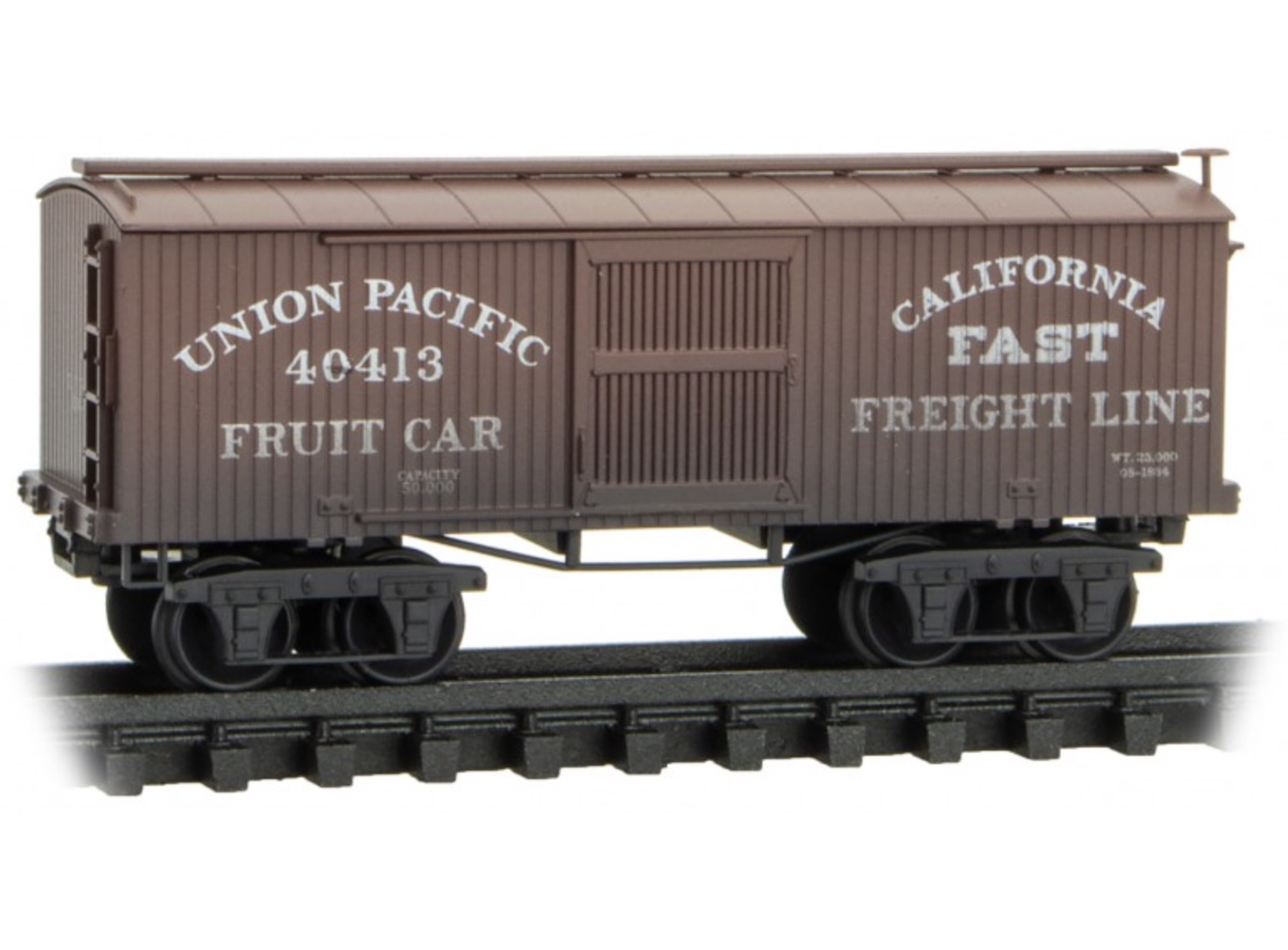 N Scale - Micro-Trains - 151 51 083 - Boxcar, 26 Foot, Wood Truss - Union Pacific - 40413