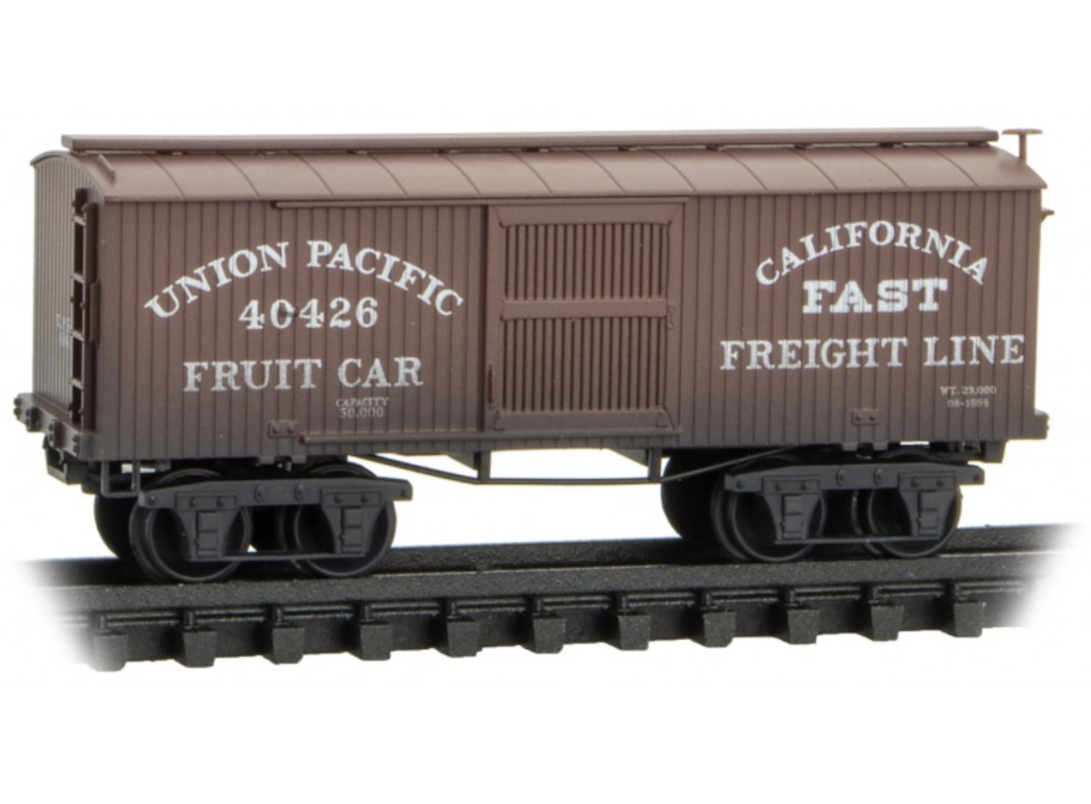 N Scale - Micro-Trains - 151 52 083 - Boxcar, 26 Foot, Wood Truss - Union Pacific - 40426