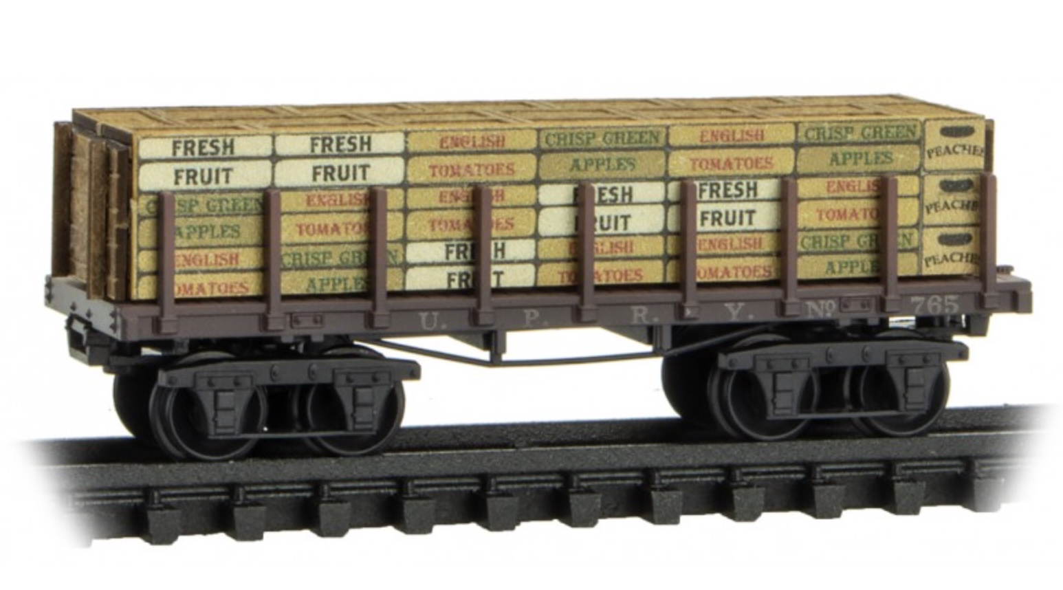 N Scale - Micro-Trains - 153 54 511 - Flatcar, 26 Foot, Truss Rod - Union Pacific - 765
