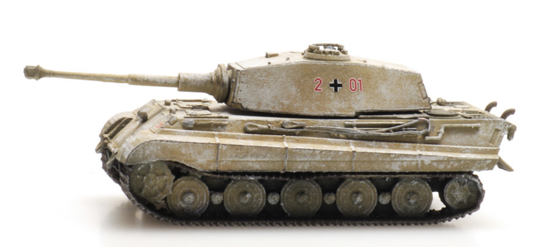 N Scale - Artitec - 6160097 - Vehicle, Tank, Tiger II - Military Structures