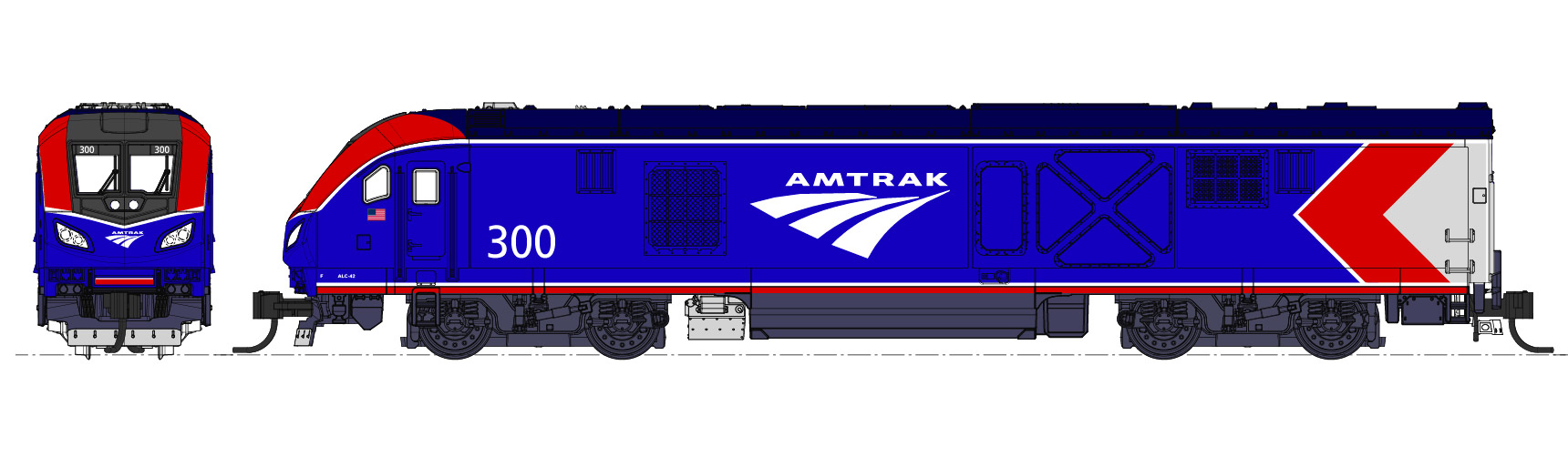 N Scale - Kato USA - 10-1788-DCC - Passenger Train, Electric, North American, Modern Era - Amtrak