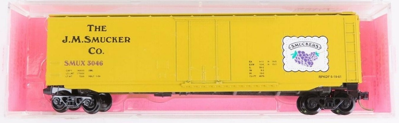 N Scale - The Freight Yard - 2227A - Boxcar, 50 Foot, Steel, Plug Door - Smucker