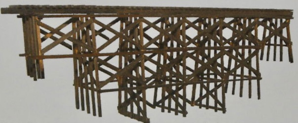 N Scale - JV Models - 1014 - Structure, Bridge, Trestle - Bridges and Piers