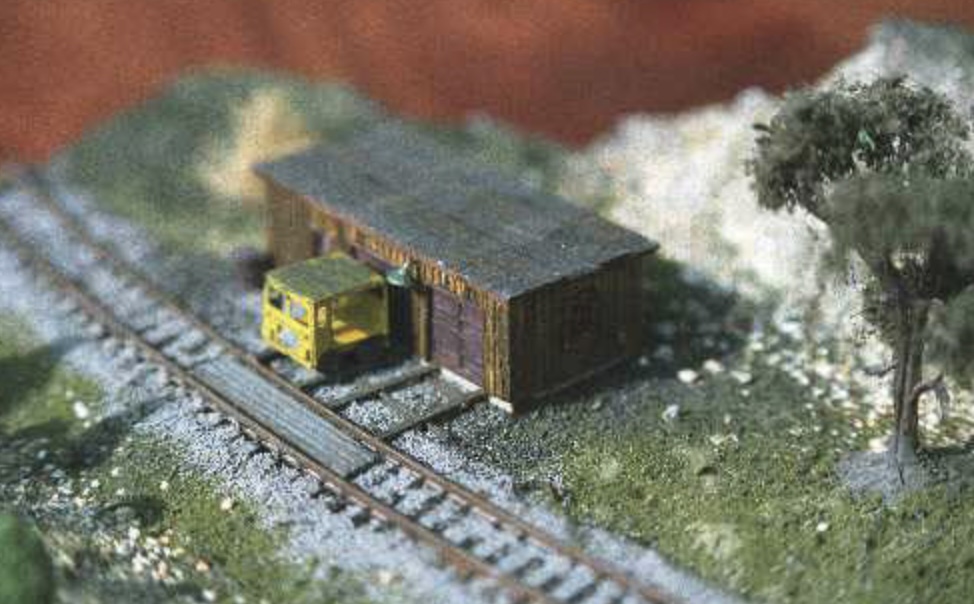 N Scale - JV Models - 1005 - Structure, Railroad, Tool House, Shed - Railroad Structures