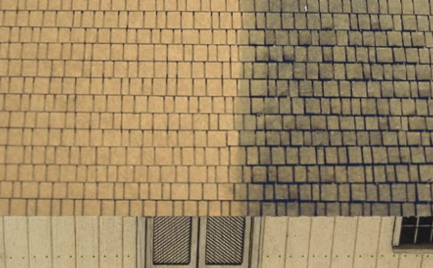 N Scale - Rail Scale Models - RSM-D5207 - Building Detail, Roof, Shingles - Scenery - Straight Cut Cedar Shake Shingles
