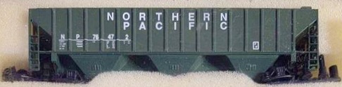 N Scale - Precision Masters - 1536-2 - Covered Hopper, 3-Bay, PS-2-CD 4750 - Northern Pacific - 76472