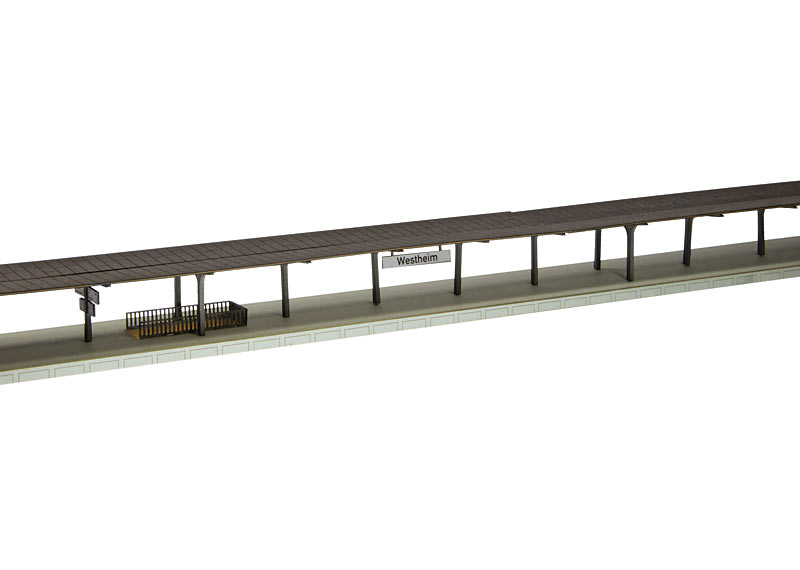 N Scale - Minitrix - 66300 - Structure, Railroad, Passenger Platform - Railroad Structures