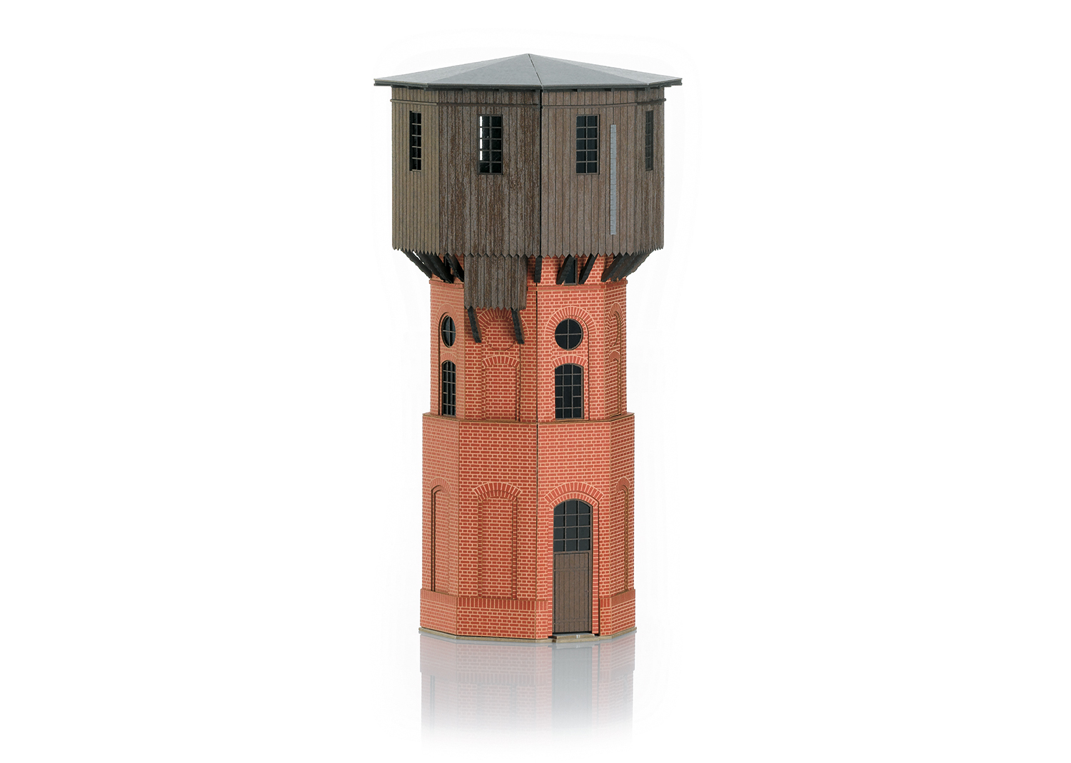 N Scale - Minitrix - 66328 - Structure, Municipal, Water Tower - Municipal Structures
