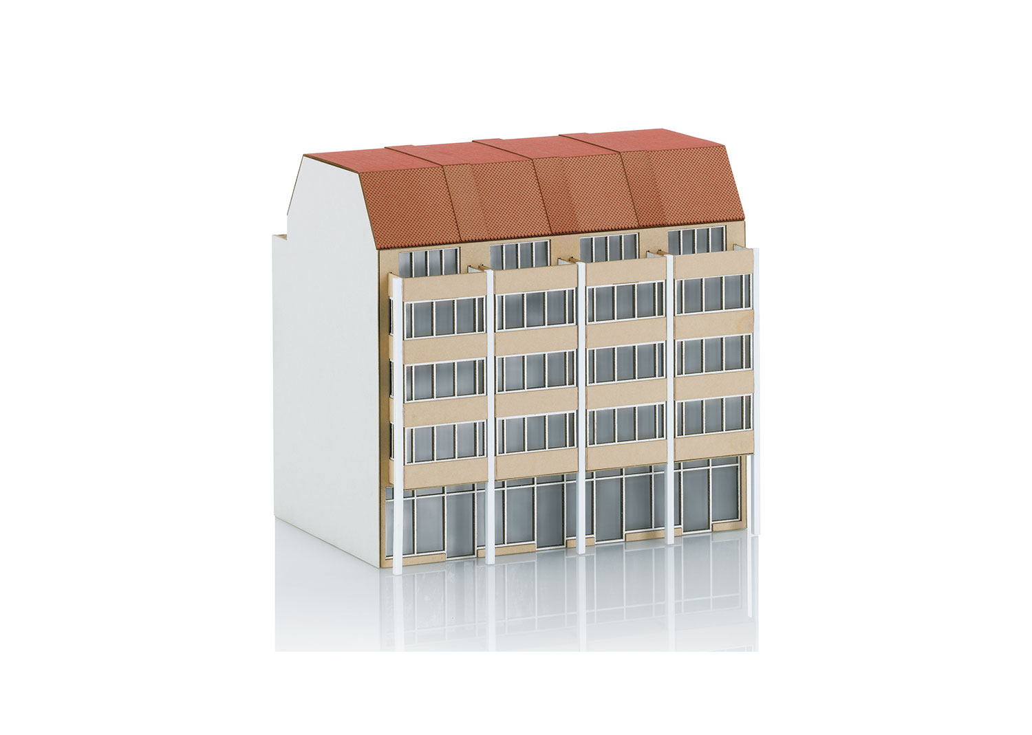 N Scale - Minitrix - 66332 - Structure, Building, Commercial, Residential - Commercial Structures