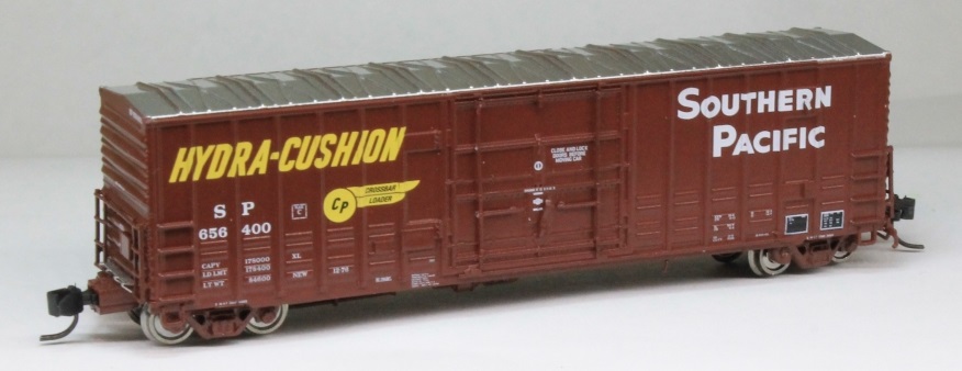 N Scale - Rapido Trains - 537002A-5 - Boxcar, 50 Foot, Steel, PC&F, B-100-40 - Southern Pacific - 656400