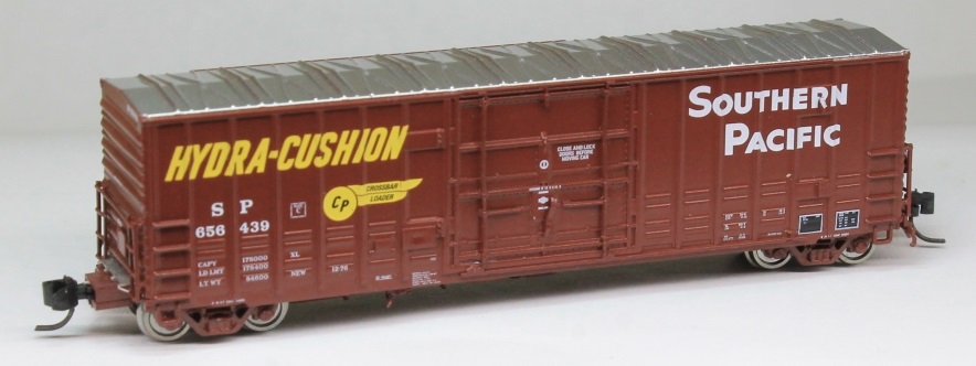 N Scale - Rapido Trains - 537002A-6 - Boxcar, 50 Foot, Steel, PC&F, B-100-40 - Southern Pacific - 656439