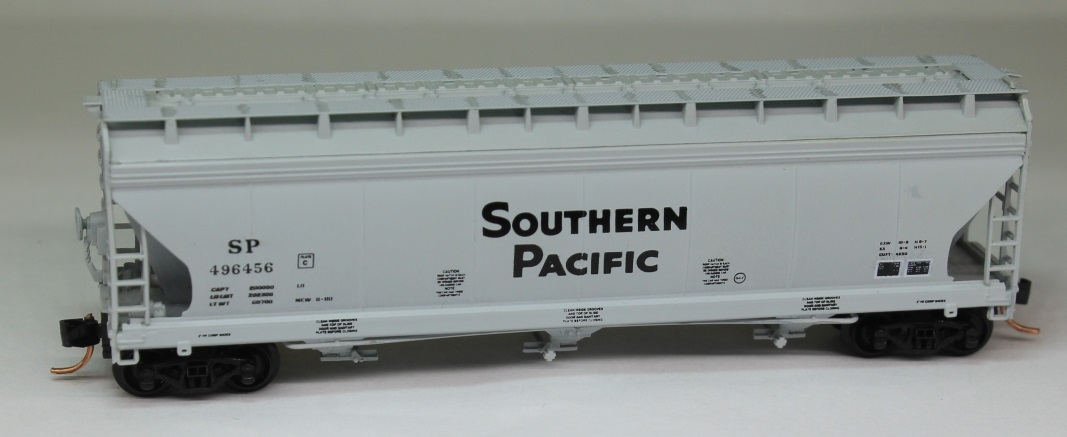 N Scale - InterMountain - 67003-01 - Covered Hopper, 3-Bay, ACF 4650 - Southern Pacific - 496456