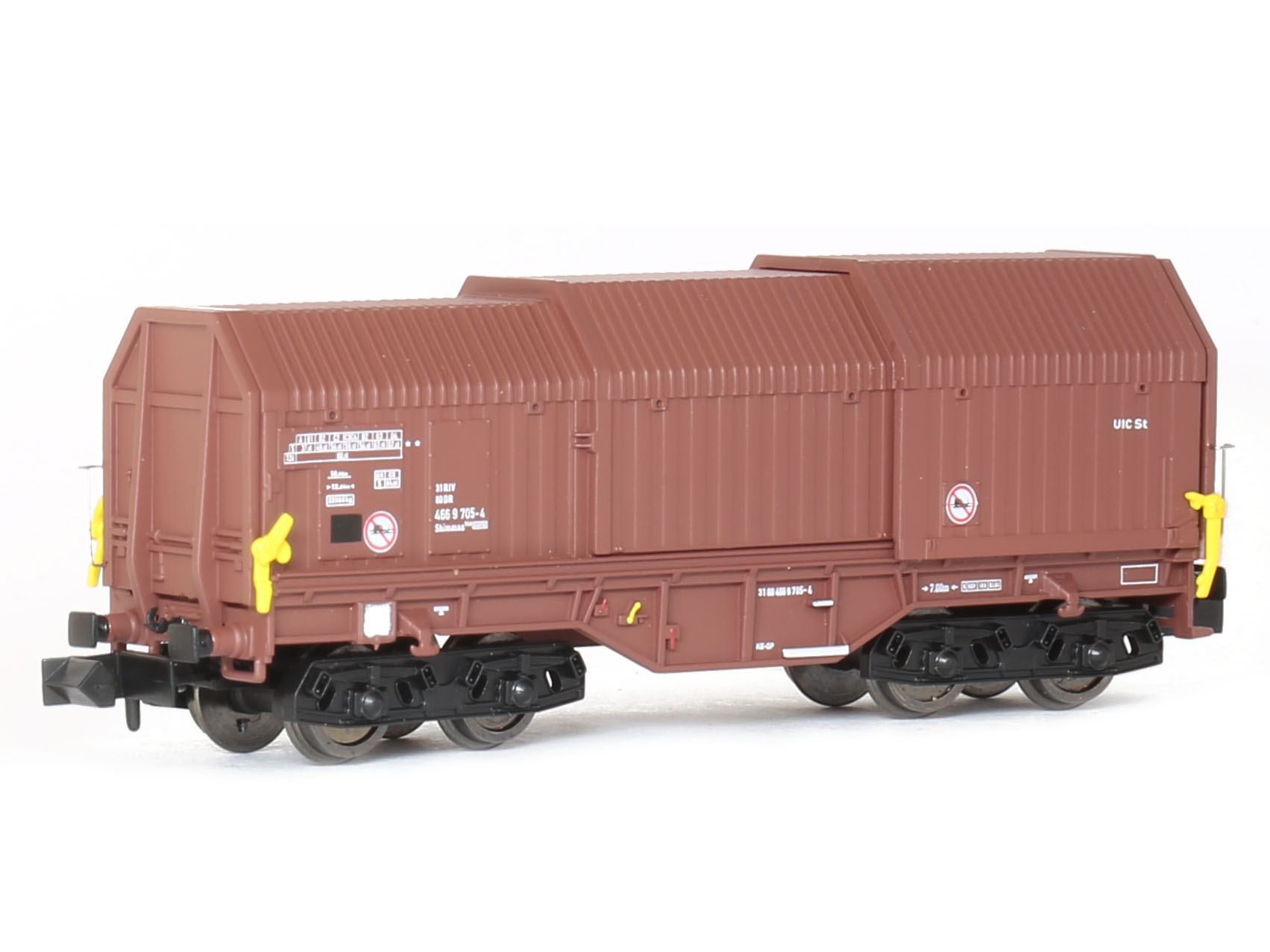 N Scale - Modellbahn Union - MU_N-G30029 - Shimmns Coil Carrier Wagon - Deutsche Bahn - 4669 705-4