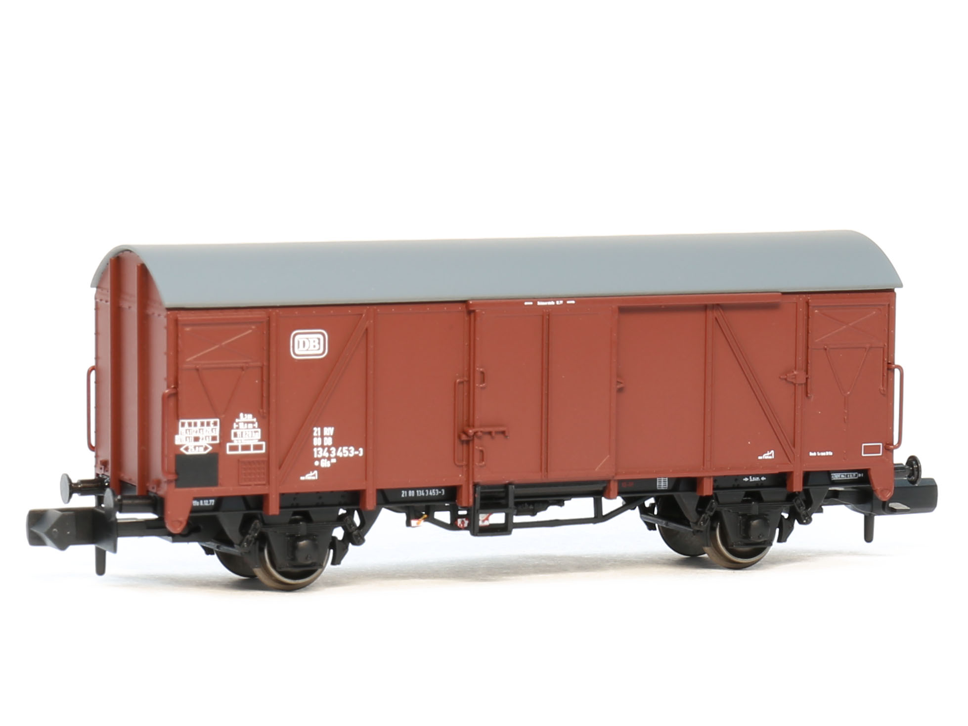 N Scale - Modellbahn Union - MU_N-G54107 - Covered wagon, Gls - Deutsche Bundesbahn - 1343 453-3